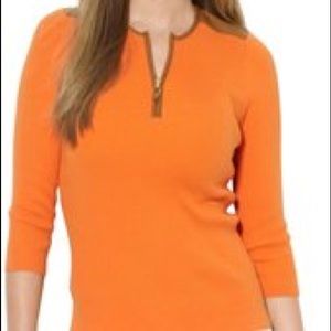Ralph Lauren Orange Sweater Small